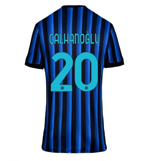 Inter Milan Hakan Calhanoglu #20 Domácí Dres pro Dámské 2025-26 Krátký Rukáv Inter Milan Hakan Calhanoglu #20 Domácí Dres pro Dámské 2025-26 Krátký Rukáv
